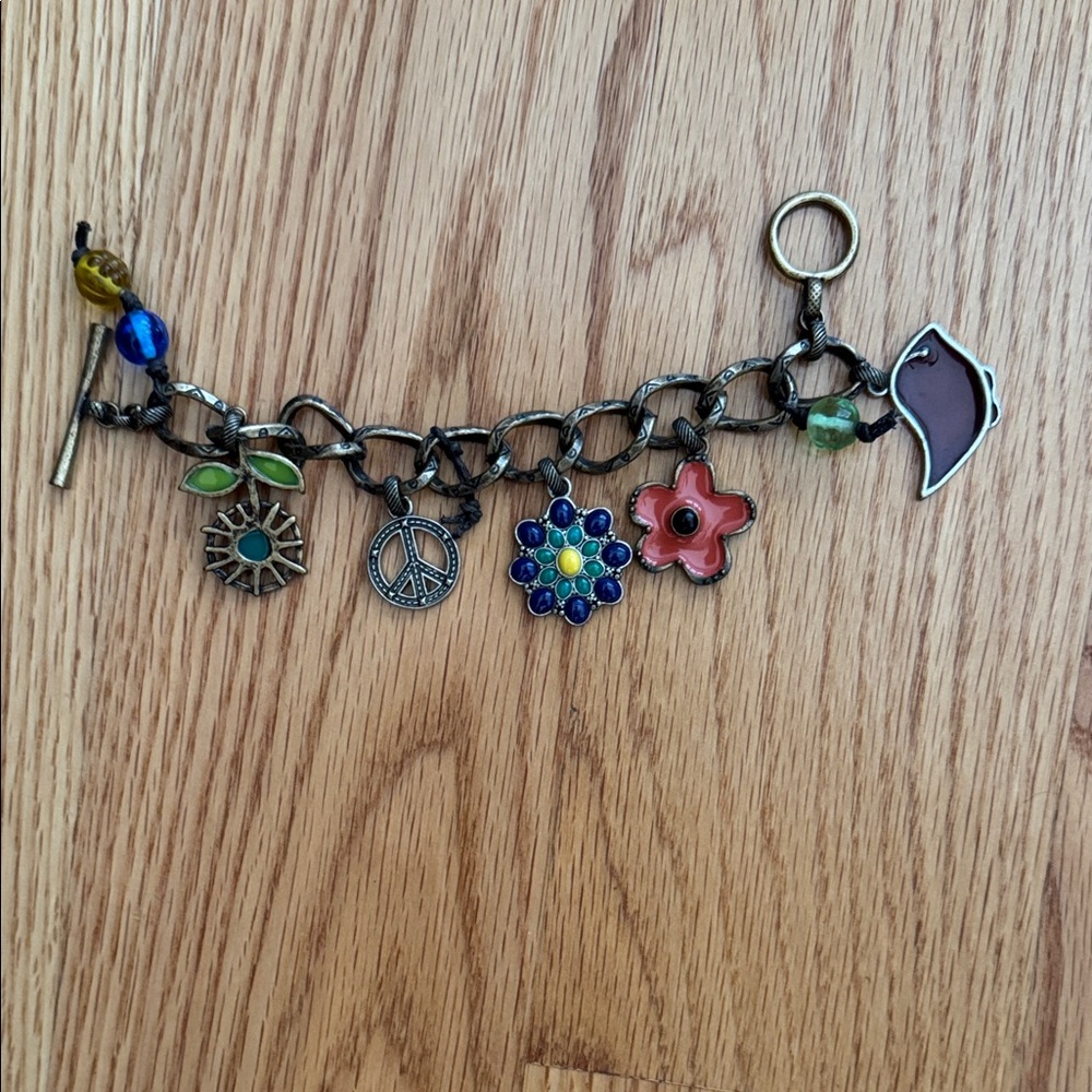 Lucky Brand Vintage Novelty Charm Bracelet